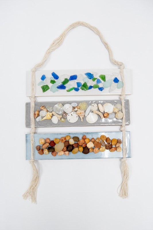 Image of mixed media artwork titled, 'To you Corpus Christi" by Alexandra Janney