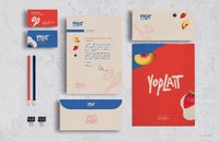 Artist: Katelynn Phelan 11 by 17-inch branding, packaging, graphic design, illustrating label for Yoplait yogurt. 