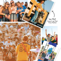 Photo collage from 2023 Izz Fest - Day Glow