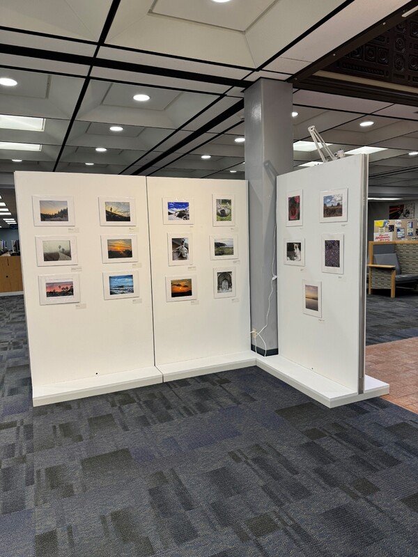 View of the Cell Phone Photography Show at the Mary and Jeff Bell Library in 2025