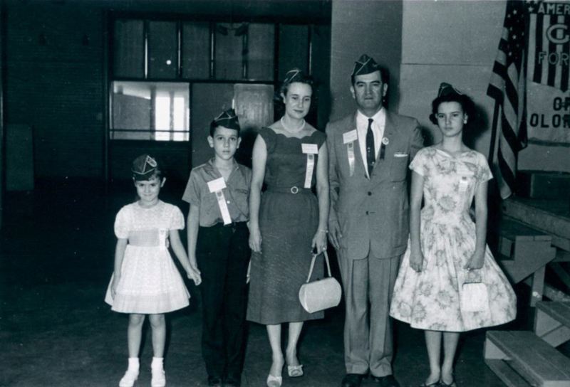 Dr. Garcia and his family at the American GI Forum.