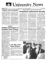 A photocopy of the physical university newspaper dated September 3, 1991