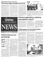 A photocopy of the physical university newspaper dated July 16, 1993