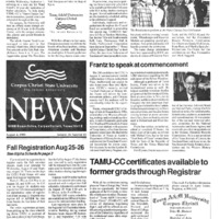 A photocopy of the physical university newspaper dated August 4, 1993