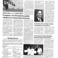 A photocopy of the physical university newspaper dated December 7, 1993
