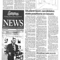 A photocopy of the physical university newspaper dated January 25, 1993