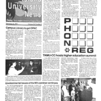 A photocopy of the physical university newspaper dated November 1, 1993