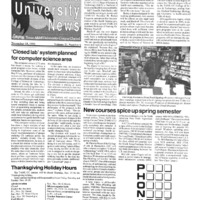 A photocopy of the physical university newspaper dated November 15, 1993