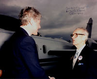 Photograph of Dr. Garcia with Bill Clinton.