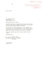 Letter from Mr. and Mrs. Eluterio V. Barrera to Dr. Garcia. The Barrera's are thanking Dr. Garcia and the AGIF for honoring their son who was killed in Vietnam. 