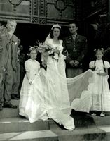 Dr. Hector P. Garcia and Wanda Fusillo on their wedding day. 