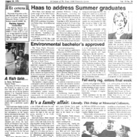 A photocopy of the physical university newspaper dated August 10, 1992