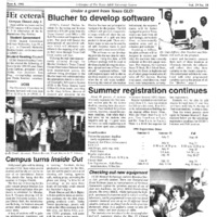 A photocopy of the physical university newspaper dated June 8, 1992