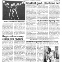 A photocopy of the physical university newspaper dated January 27, 1992